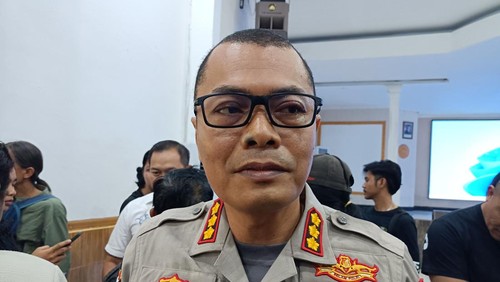 Kabid Humas Polda NTB, Kombes Mohammad Kholid, saat ditemui media di Gedung Sasana Dharma Polda NTB, Selasa (27/1/2026). (Foto: Abdurrasyid Efendi/detikBali)