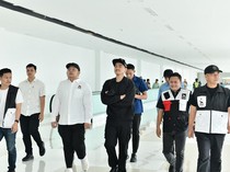 Tiba di Makassar, Kaesang Dijemput Pengurus PSI Sulsel Jelang Rakernas