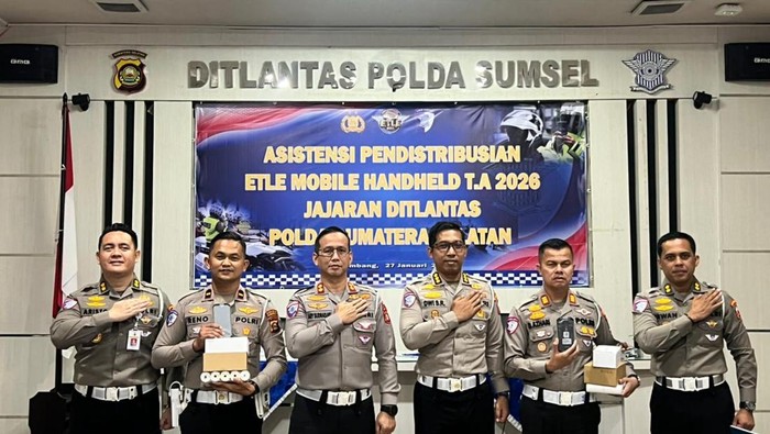 Korlantas Luncurkan ETLE Mobile Handheld di Sumsel, Penegakan Hukum Modern-Transparan