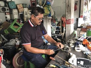 Suka Duka Ratno Puluhan Tahun Tekuni Jasa Servis Kipas-Setrika di Tegalrejo