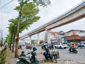 Polisi Jaga Pengamanan Salat Id Warga Muhammadiyah Palembang