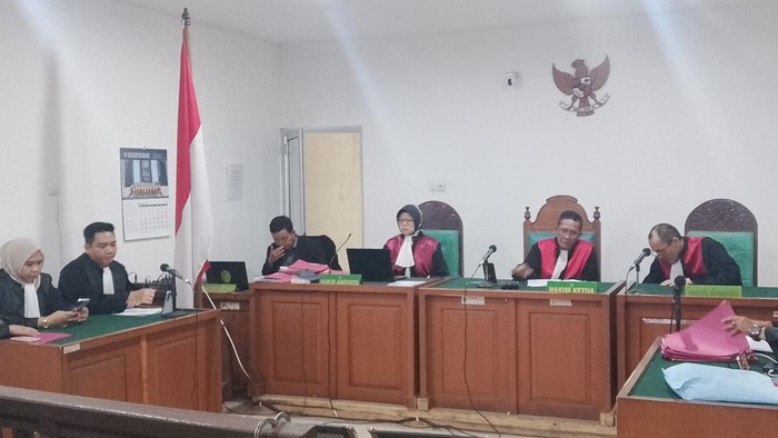 Terdakwa Manto terdakwa pembunuhan di Gandus jalani sidang tuntutan secara daring