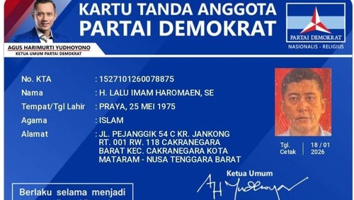 Adik kandung Gubernur NTB Lalu Imam Haromaen dikabarkan masuk partai Demokrat NTB. (FOTO: Istimewa).