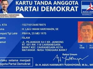 Adik Kandung Gubernur NTB Merapat ke Partai Demokrat