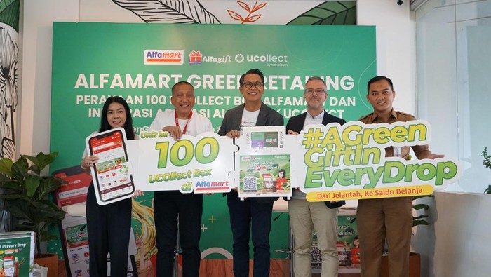 Sulap Minyak Jelantah Jadi A-Poin Alfagift di UCOllect Box Alfamart