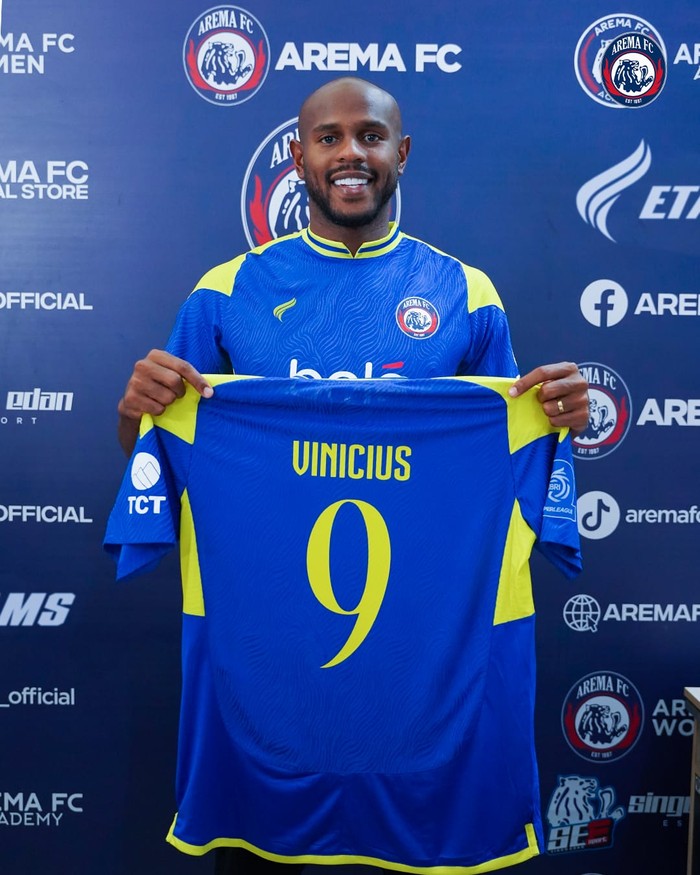 Arema rekrut penyerang Brazil penyerang Joel Vinicius Silva Dos Anjos