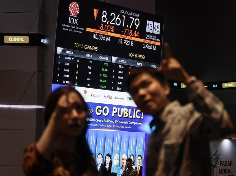 IHSG Anjlok 8 Persen, BEI Hentikan Sementara Perdagangan Saham