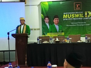 Buka Muswil IX DPW PPP Lampung, Mardiono Sampaikan Pesan Jaga Persatuan