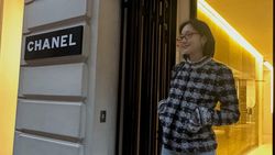 Momen Kim Go Eun Ketemu Tilda Swinton di Paris