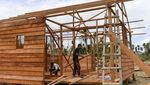 Penampakan Hunian Sementara Mulai Berdiri di Aceh Utara