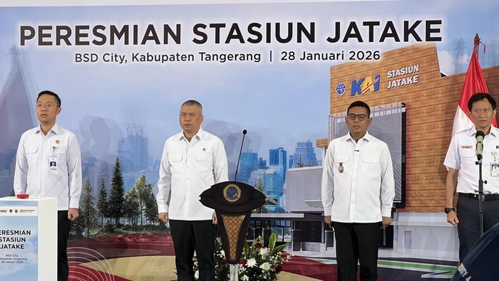 Menhub-Gubernur Banten Resmikan Stasiun Jatake Tangerang