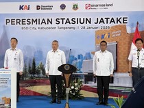 Menhub-Gubernur Banten Resmikan Stasiun Jatake Tangerang