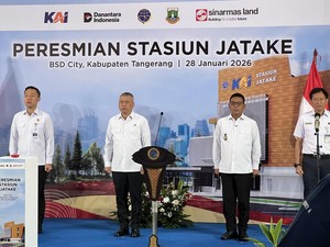Menhub-Gubernur Banten Resmikan Stasiun Jatake Tangerang