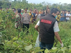 Mayat Wanita Terjerat Tali Ditemukan di Kebun Muara Enim, Diduga Dibunuh