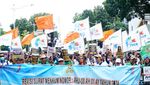 Ribuan Buruh Kembali Turun ke Jalan Protes soal UMP