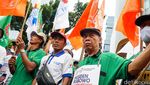 Ribuan Buruh Kembali Turun ke Jalan Protes soal UMP