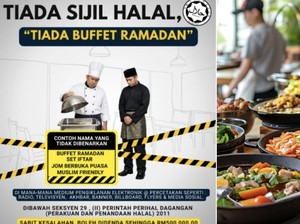 Sembarangan Promosi Ramadan Buffet, Restoran Bisa Didenda Rp1,6 Miliar!