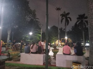 Taman Gajah Mada Medan Jadi Tempat Favorit Warga, Tetap Ramai di Malam Hari