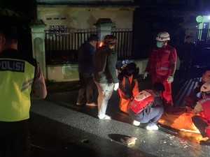 Brakk! Pemotor Tewas Usai Tabrakan dengan Truk di Gamping Sleman