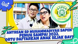 Video: Antrean SD Muhammadiyah Sapen Penuh sampai 2032, Ortu Daftarkan Anak sejak Bayi