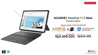 Harga dan Spesifikasi Huawei MatePad 11.5 New Standard Edition