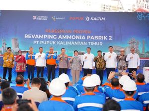 Kapolri, Mentan-Ketua Komisi IV DPR Resmikan Revamping Ammonia Pabrik 2 Pupuk Kaltim