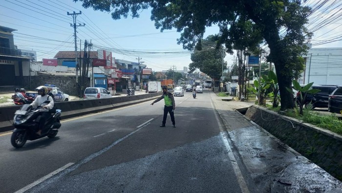 Lokasi kecelakaan maut di Jalan Raya Solo-Semarang, Kecamatan Bergas, Kabupaten Semarang, Kamis (29/1/2026).
