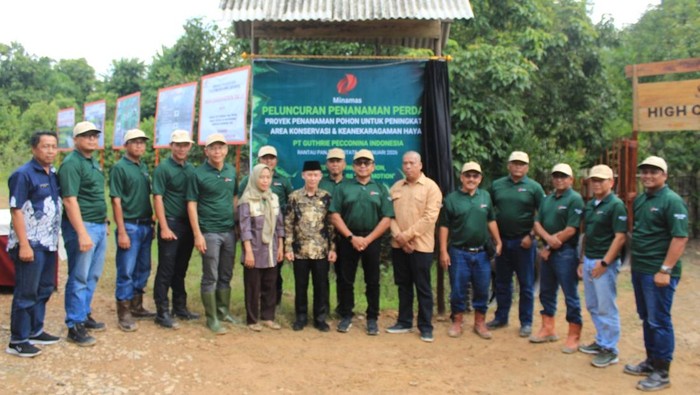 Minamas meluncurkan program Tree Planting Project di kawasan High Conservation Value (HCV) perusahaan