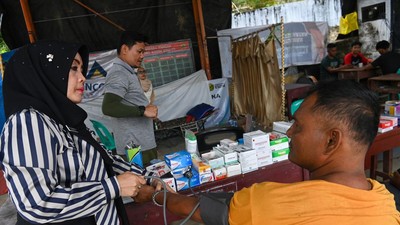 Peduli Pascabencana, Warga Batu Hula Dapat Layanan Kesehatan Gratis