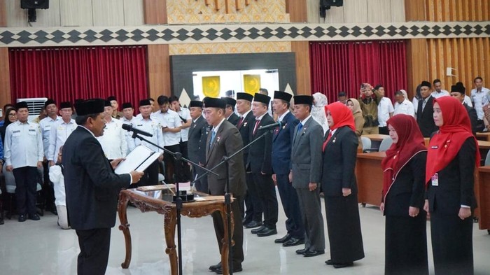 Pelantikan pejabat eselon II di Pemprov Bengkulu
