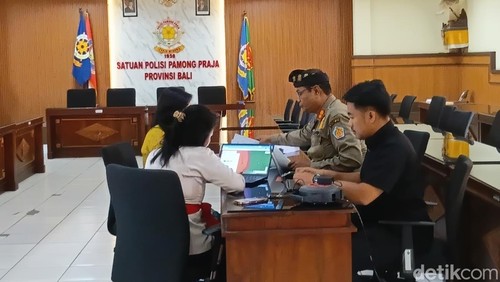 Penyelidikan lebih lanjut kasus Bali Handara di Gedung Satpol PP Bali, Kamis (29/1/2026).