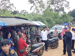 Polisi Tertibkan Tambang Timah Ilegal di DAS Bahrain