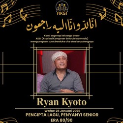 Pencipta Lagu Cinta Jangan Kau Pergi, Ryan Kyoto Meninggal Dunia