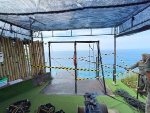 Nekat Beroperasi, Wahana Bungee Jumping di Nusa Penida Disegel Lagi