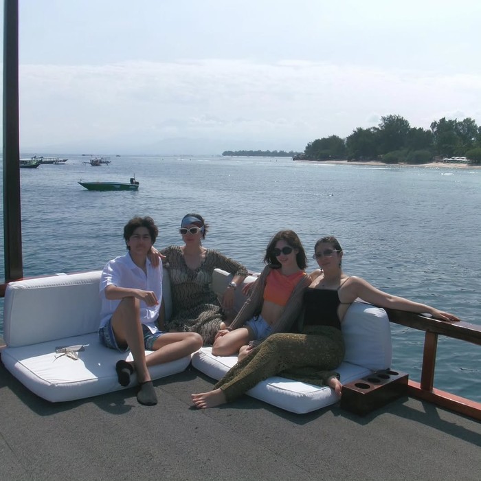 Wulan Guritno di Gili Meno