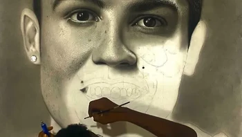 Bertahun-tahun, dia konsisten mengasah kemampuan menggambarnya makin tajam. Foto: Mayor arts via Bored Panda