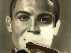 10 Gambar Hyperrealism yang Belum Selesai, Keringatnya Kayak Asli