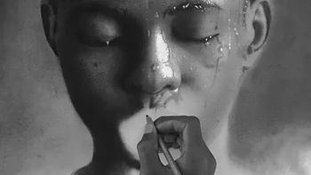 Bahkan, gambar air yang menetes seperti riil. Foto: Mayor arts via Bored Panda