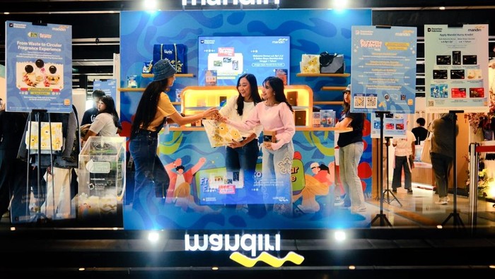 Perkuat Ekonomi Sirkular, Bank Mandiri Hadir di Perfume Pop Market 2026