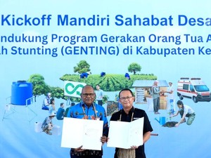 Bank Mandiri Perluas Akses Gizi dan Air Bersih Lewat Mandiri Sahabat Desa