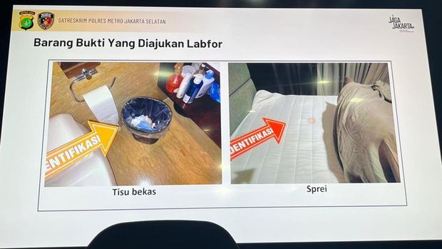 Barang bukti dari penyelidikan terkait meninggalnya Lula Lahfah (Rumondang/detikcom)