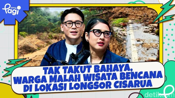 Video: Tak Takut Bahaya, Warga Malah Wisata Bencana di Lokasi Longsor Cisarua