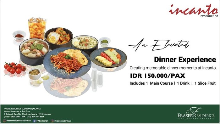 Dinner Mewah Hemat di Hotel Jakarta, Paket Lengkap Mulai Rp150 Ribuan