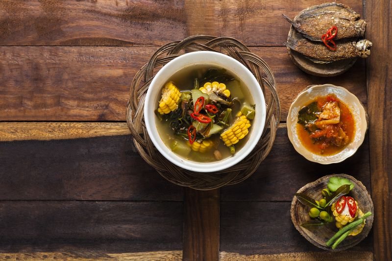 Ilustrasi sayur asem