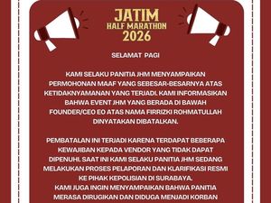 Jatim Half Marathon Batal Digelar, Peserta Merasa Ditipu