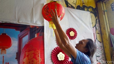 Potret Kampung Tambak Bayan Sambut Imlek
