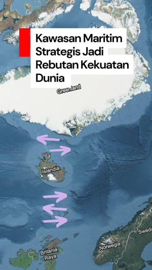 Video: GIUK Gap, Jalur Laut Dekat Greenland yang Jadi Rebutan