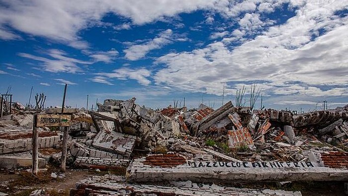 Kota Mati Villa Epecuen di Argentina yang lenyap puluhan tahun akibat banjir.