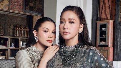 Alyssa Daguise & Maia Pemotretan Lebaran, Menantu-Mertua Cantik Memikat