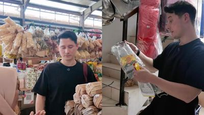 Nino Fernandez Belanja di Fresh Market Bintaro, Ini yang Diborong!